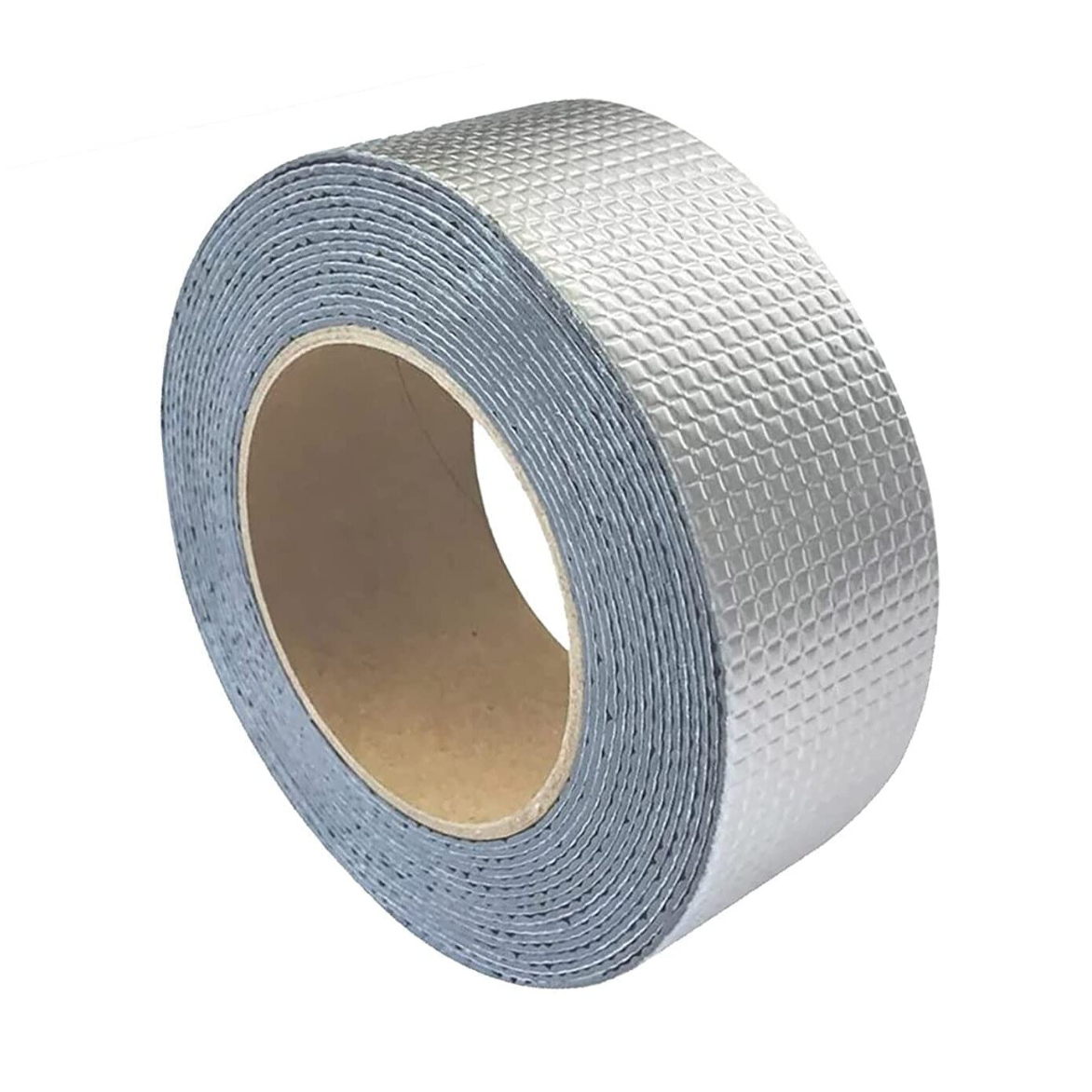 Banda adeziva pentru reparatii, Zola, din aluminiu si cauciuc, lungime 5 m, argintie Banda adeziva pentru reparatii, Zola, din aluminiu si cauciuc, lungime 5 m, argintie